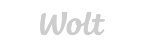 Wolt logo.