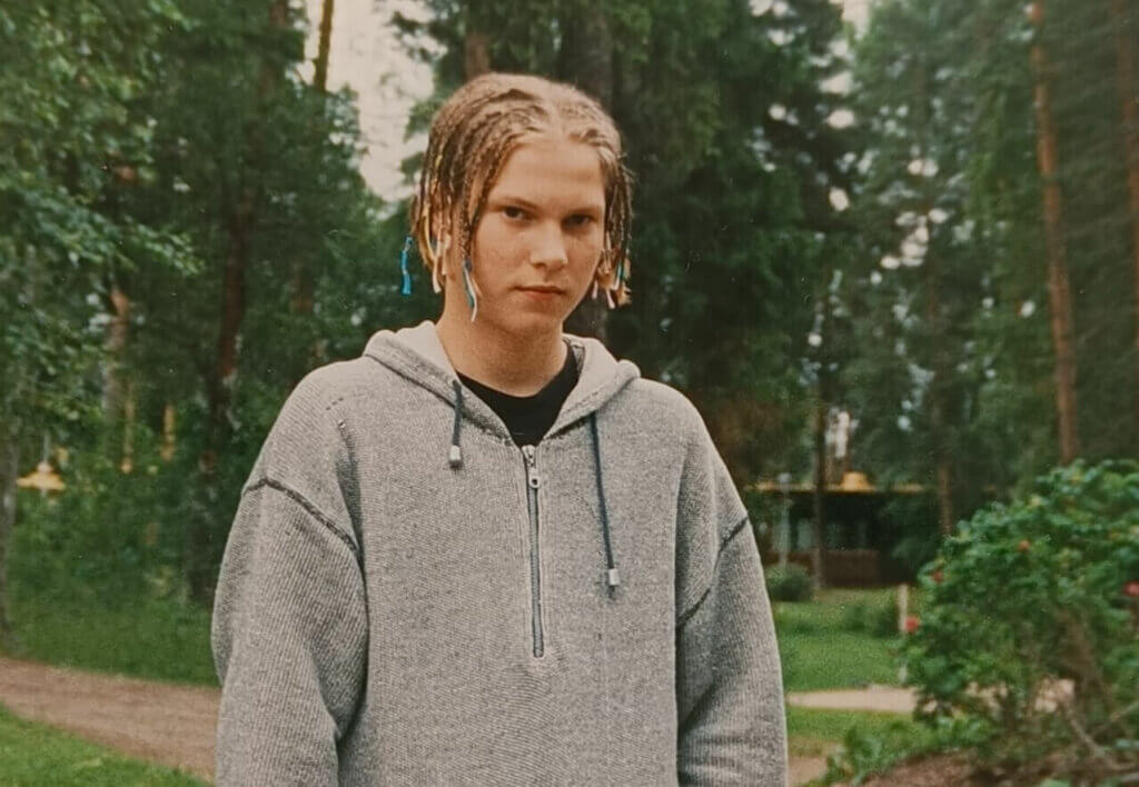 WorkPoeri toimihenkilö Olli nuorena.