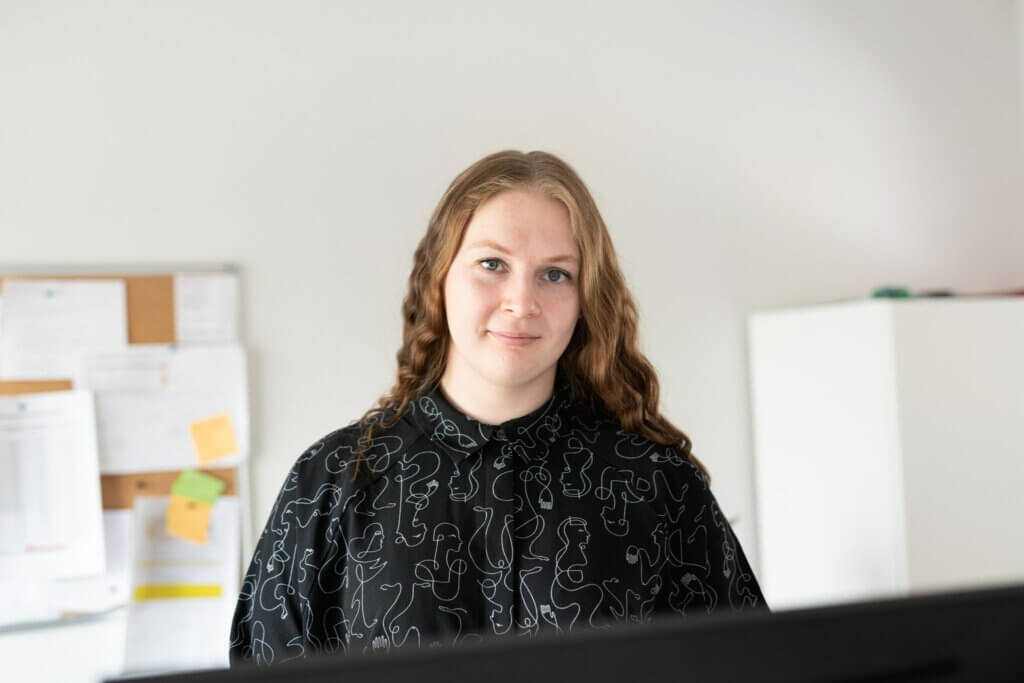 Camilla from WorkPower, ready to support companies with career guidance.