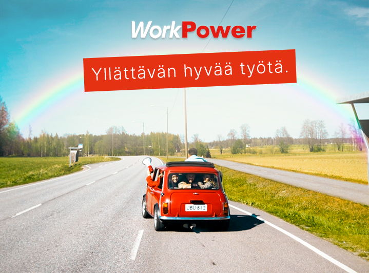 Pysäkiltä töihin WorkPowerin kyydissä.